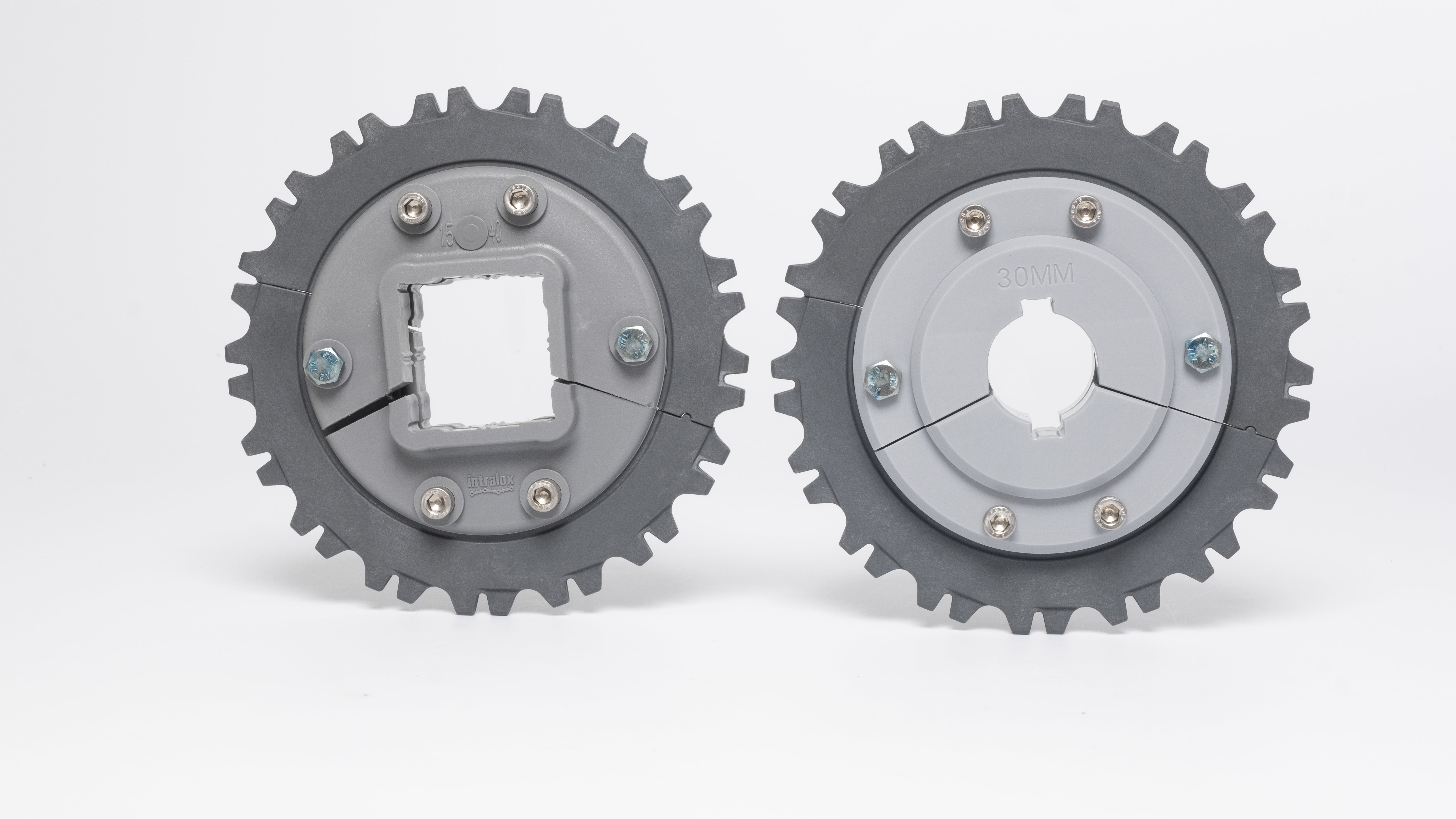 Series 900 Molded Tooth Plate Split Glass-Filled Nylon Sprockets